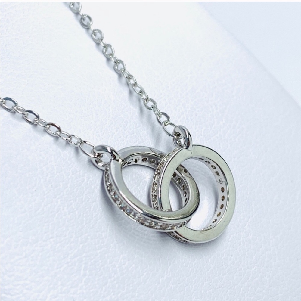 Sterling Silver CZ Necklace